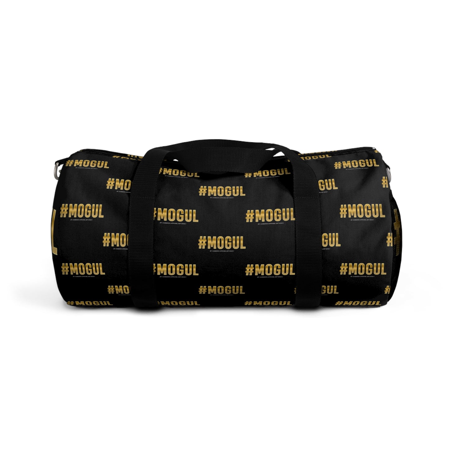#Mogul Black Duffel Bag — Bold Travel & Gym Tote