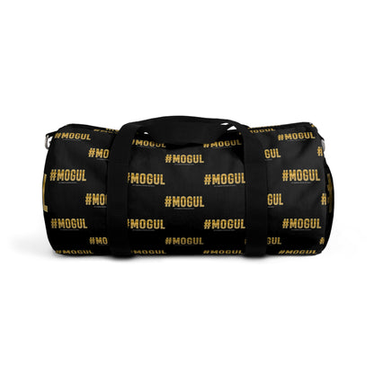 #Mogul Black Duffel Bag — Bold Travel & Gym Tote