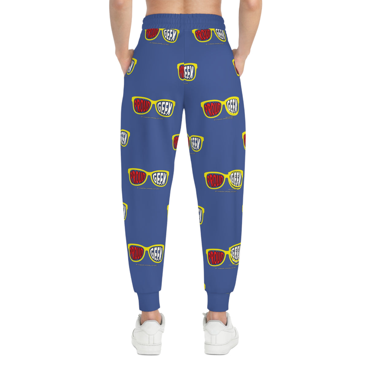 Unisex Proud Geek Joggers — Blue