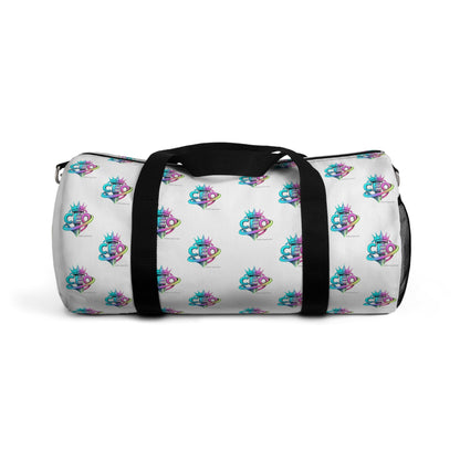 CEO White Duffel Bag — Bold Travel & Gym Tote