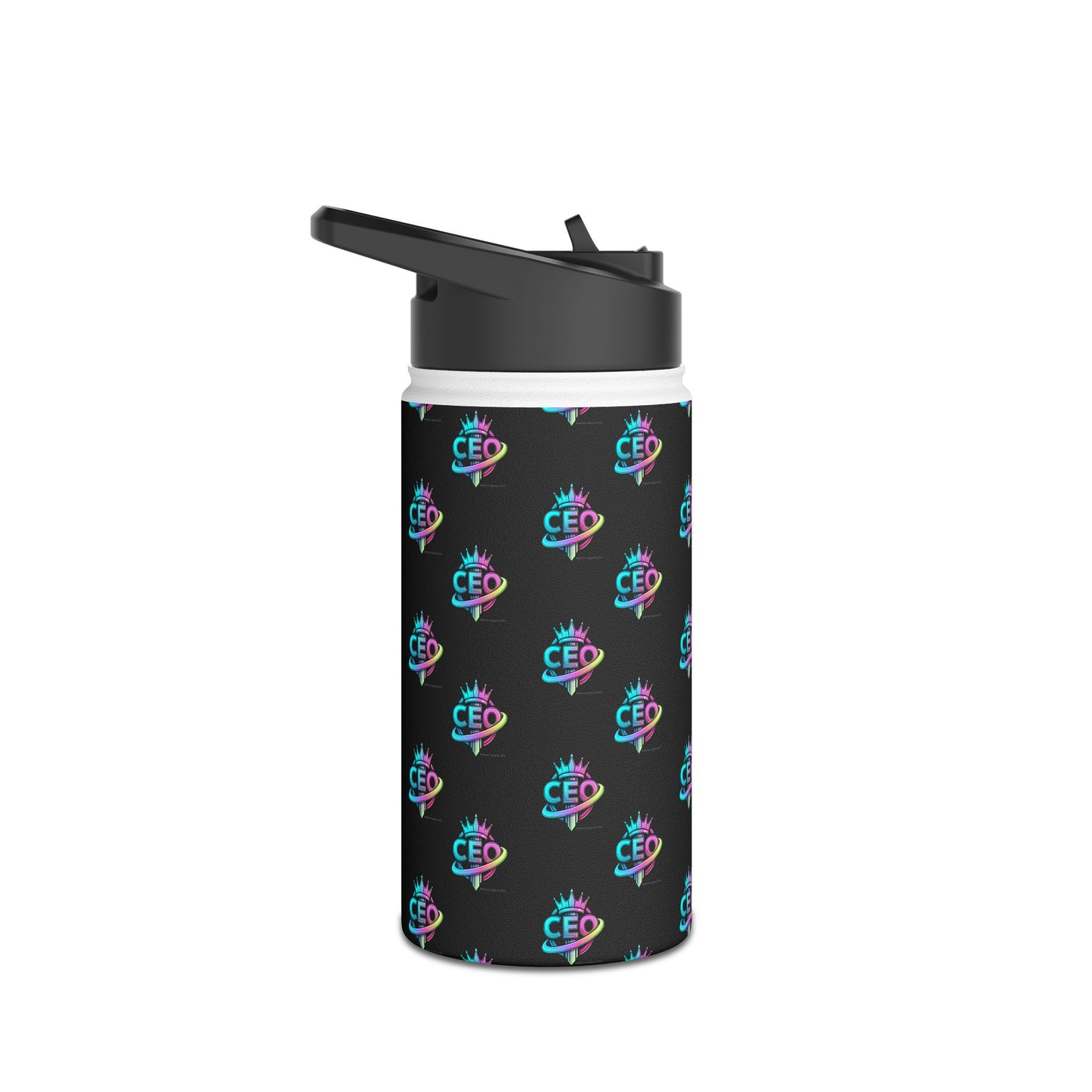 CEO  Stainless Water Bottle — Black