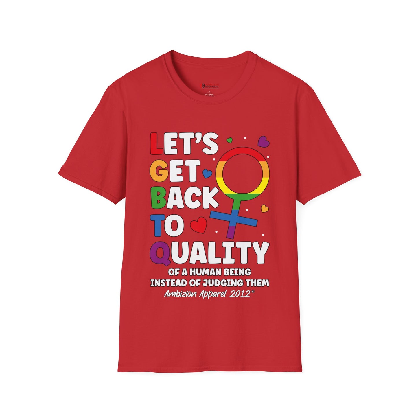 LGBTQ (Let's Get Back to Quality) Unisex T-Shirt (LGBTQ)