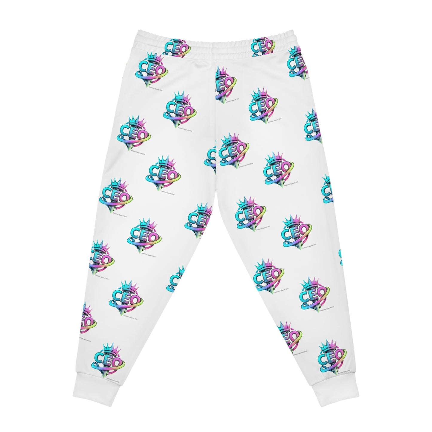 Unisex CEO Joggers — white