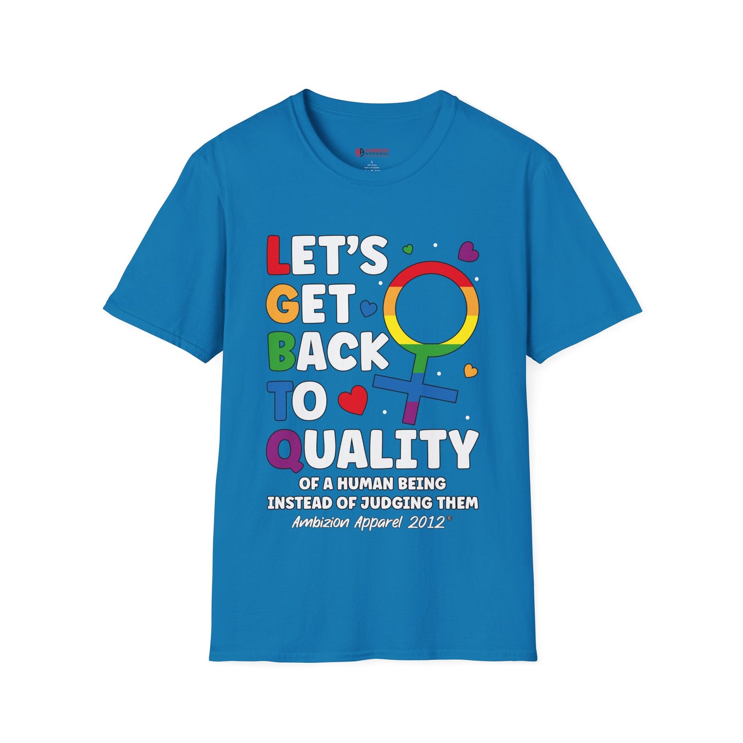 LGBTQ (Let's Get Back to Quality) Unisex T-Shirt (LGBTQ)