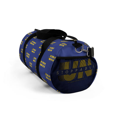 UNStoppable Blue Duffel Bag — Bold Travel & Gym Tote