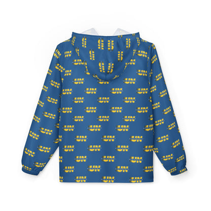 UNStoppable repeat logo Windbreaker Jacket | all-over print Blue