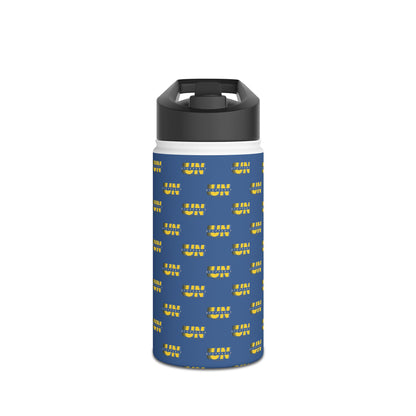 UNStoppable  Stainless Water Bottle — Blue