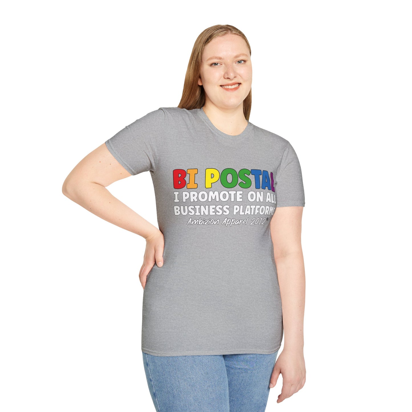 Bi Postal Unisex T-Shirt (LGBTQ)