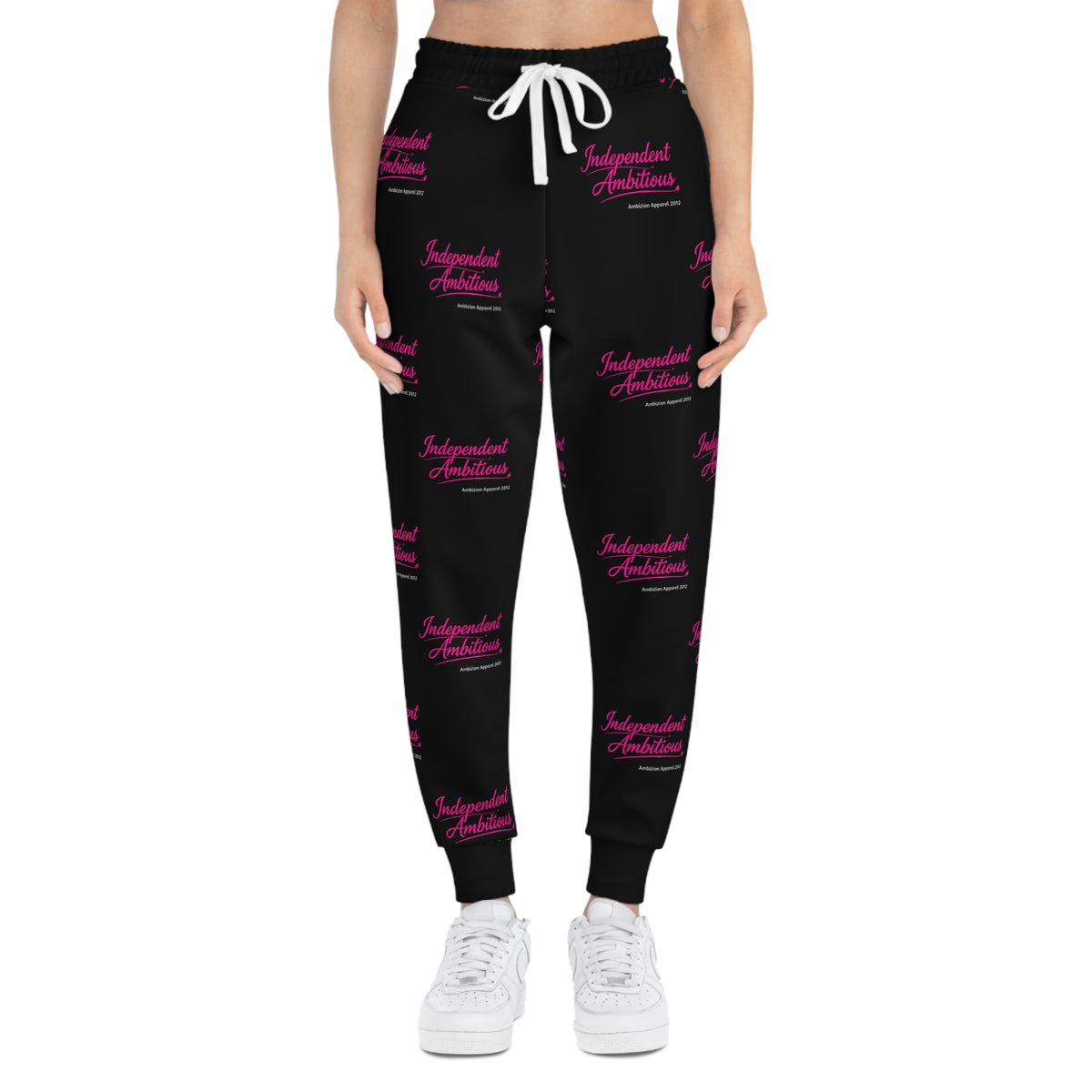 Unisex Independent Ambitious Joggers — Black