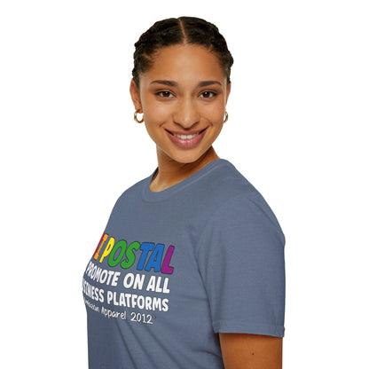Bi Postal Unisex T-Shirt (LGBTQ)