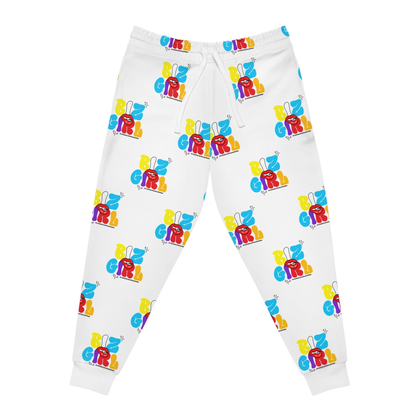 Unisex Ambizion Biz Girl Joggers — White