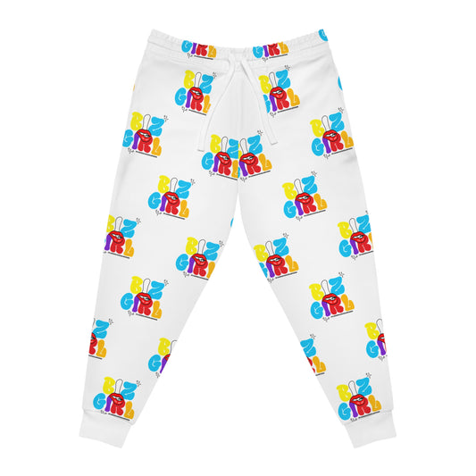 Unisex Ambizion Biz Girl Joggers — White