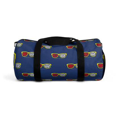 Proud Geek Blue Duffel Bag — Bold Travel & Gym Tote