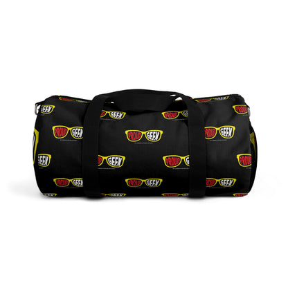 Proud Geek Black Duffel Bag
