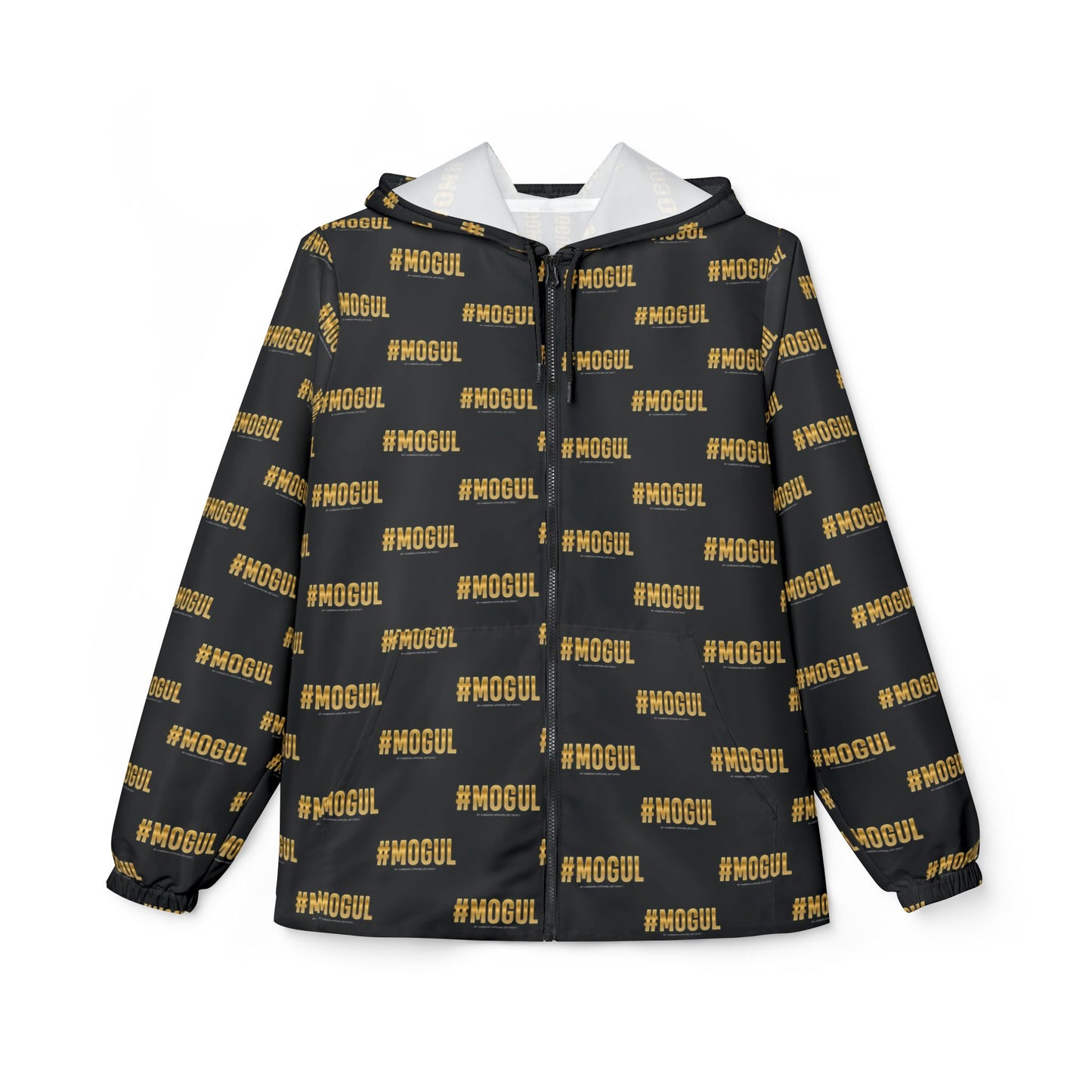 #Mogul repeat logo Windbreaker Jacket | all-over print Black
