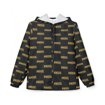 #Mogul repeat logo Windbreaker Jacket | all-over print Black