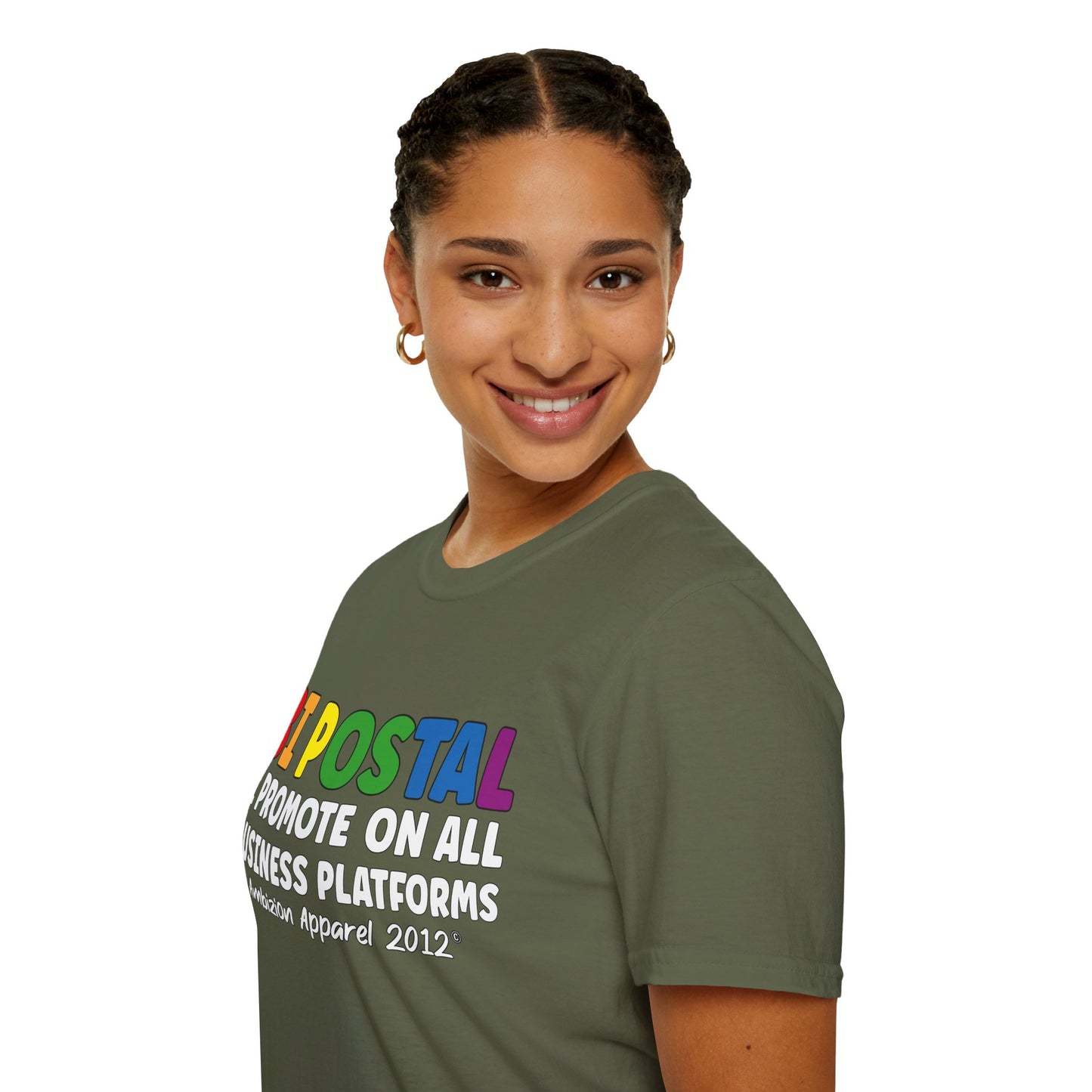 Bi Postal Unisex T-Shirt (LGBTQ)