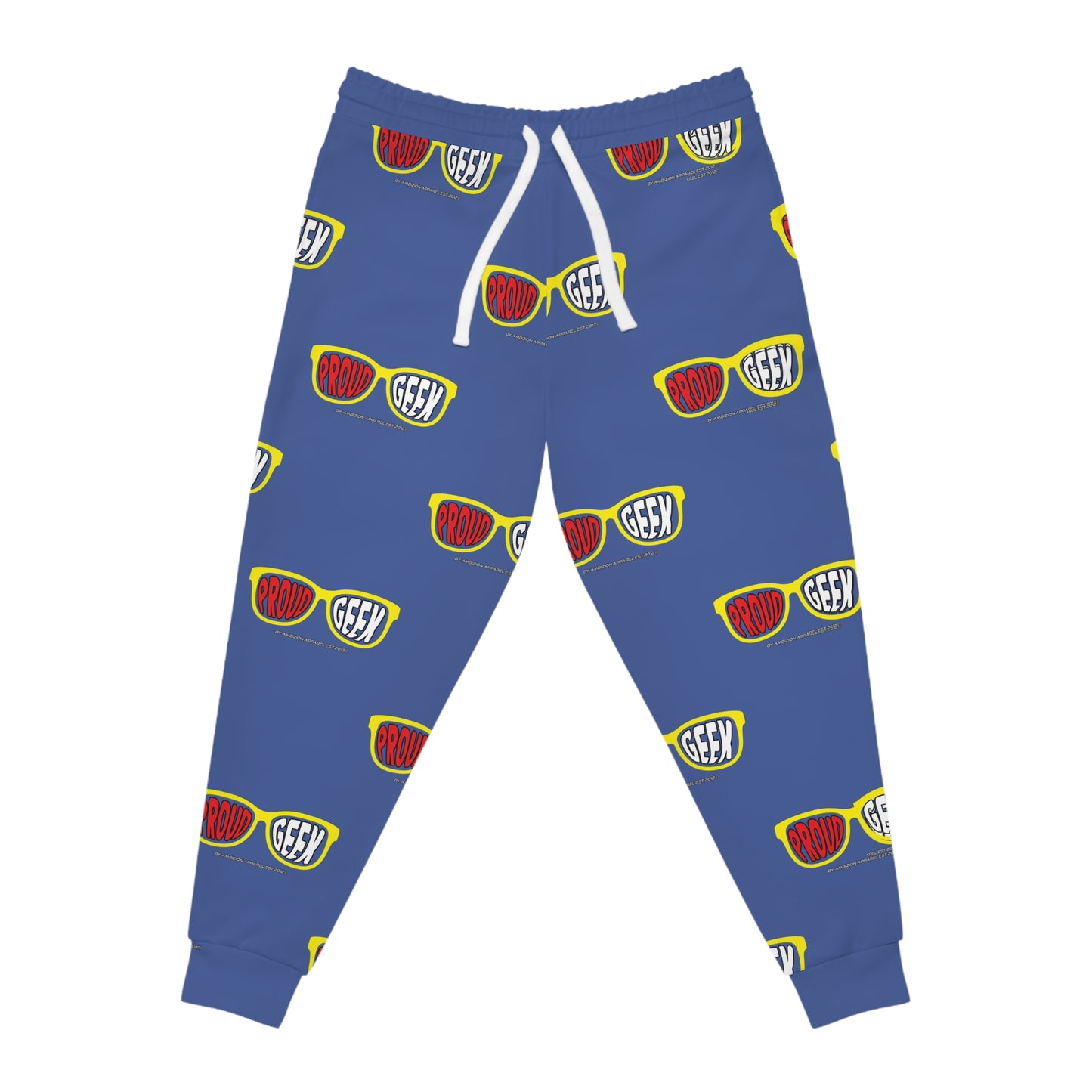 Unisex Proud Geek Joggers — Blue