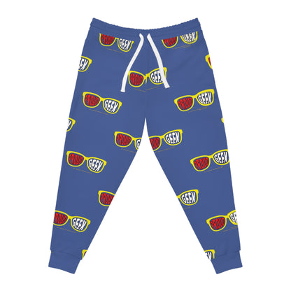 Unisex Proud Geek Joggers — Blue