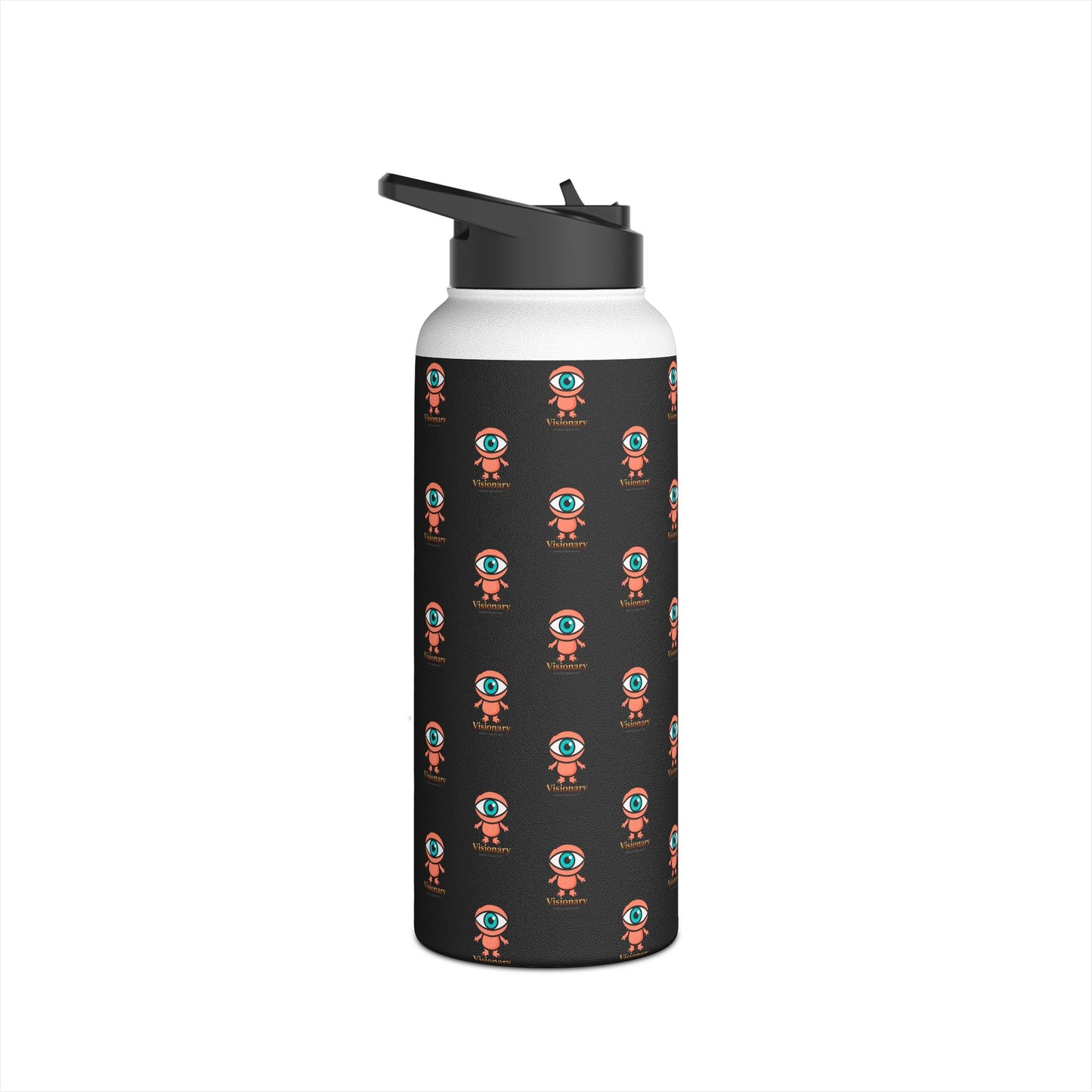 Visionary Stainless Water Bottle — Black