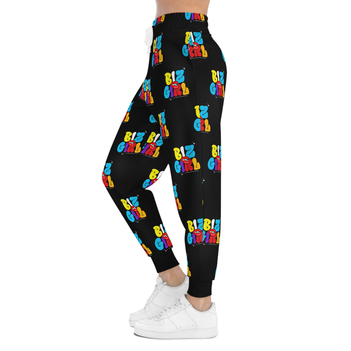 Unisex Ambizion Biz Girl Joggers — Black