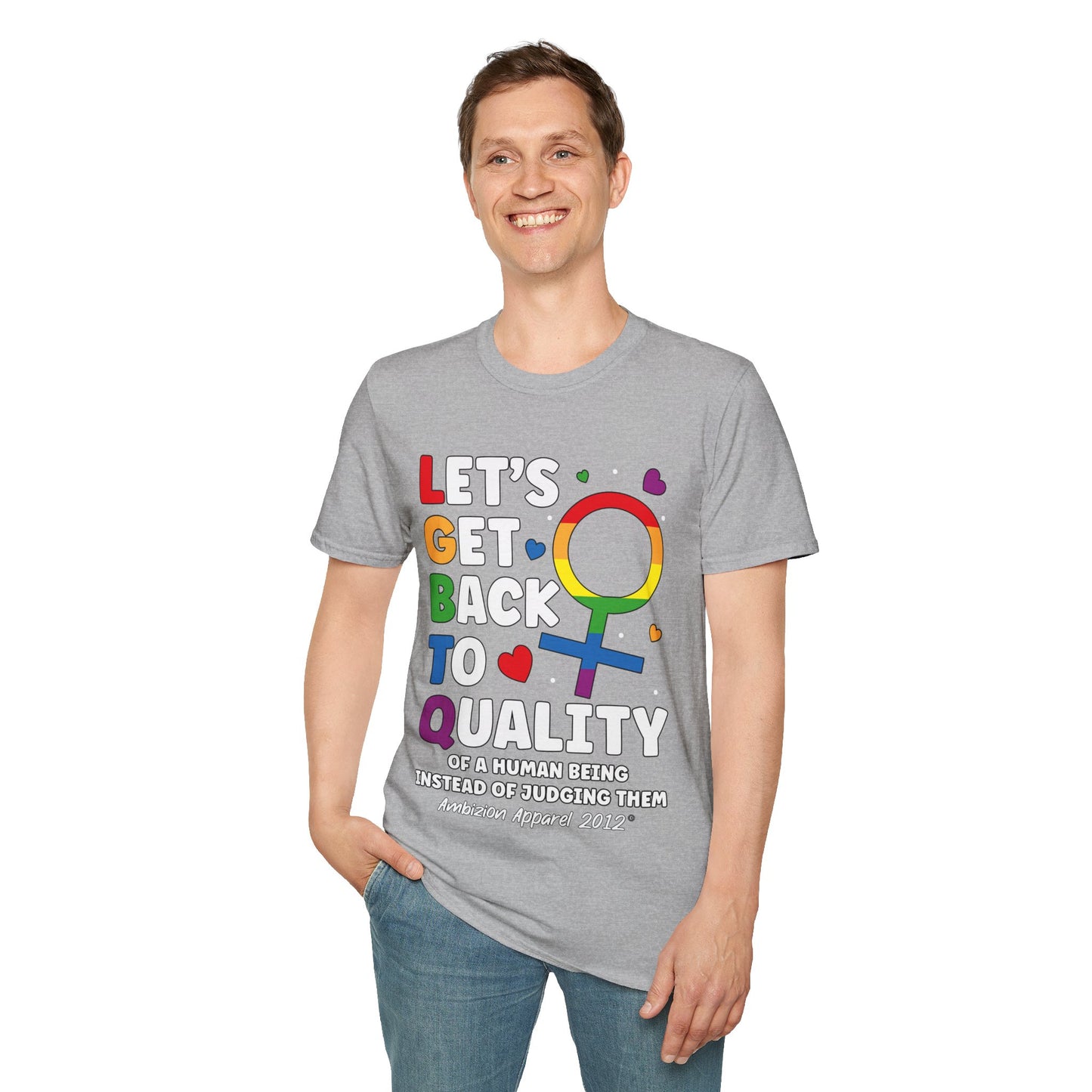 LGBTQ (Let's Get Back to Quality) Unisex T-Shirt (LGBTQ)