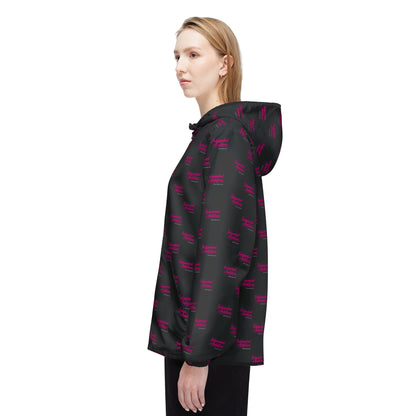 Independent Ambitious repeat logo Windbreaker Jacket | all-over print Black