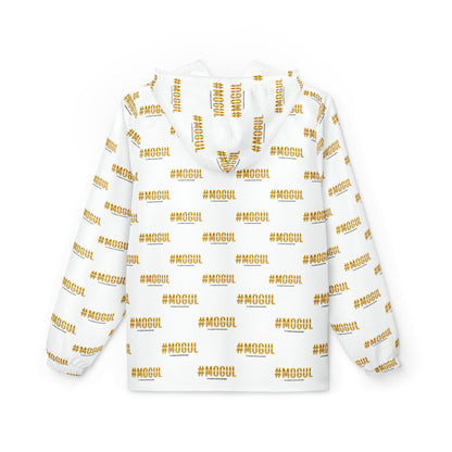 #Mogul repeat logo Windbreaker Jacket | all-over print White