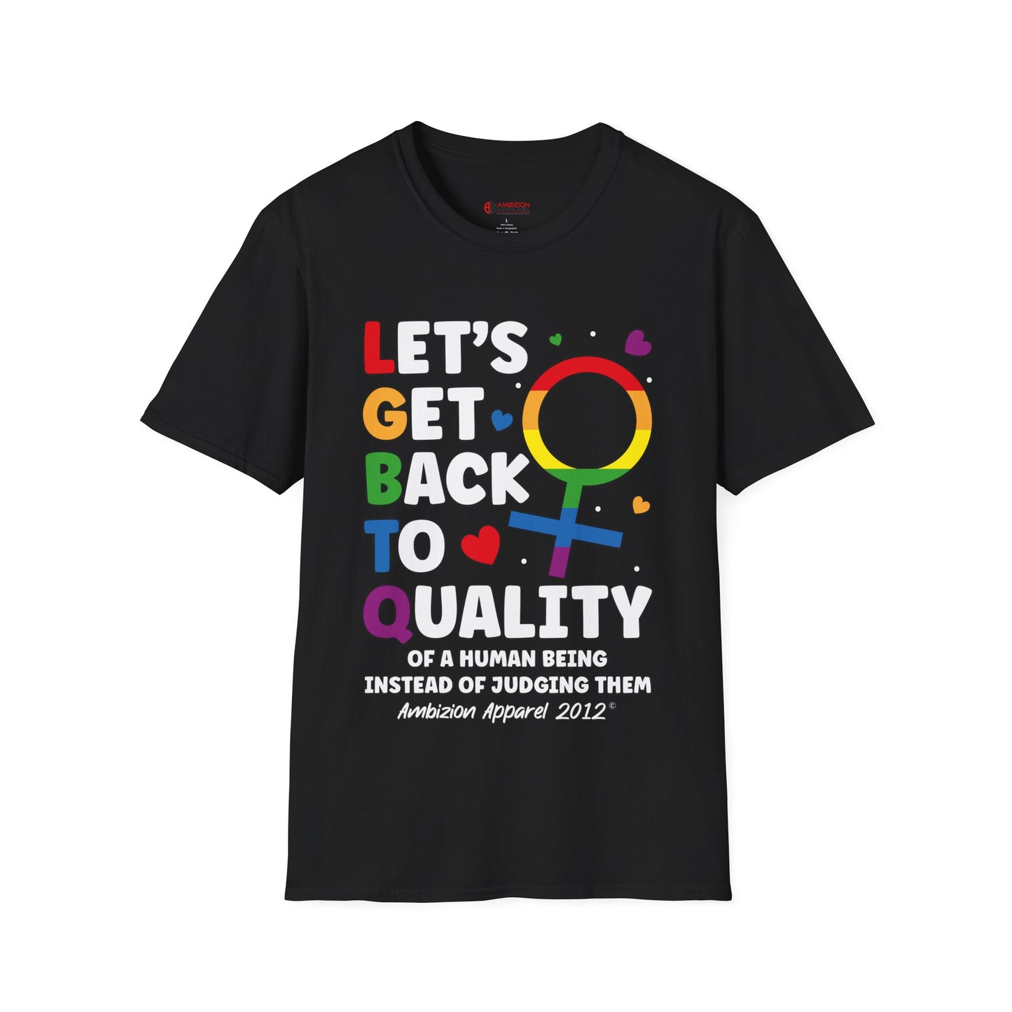 LGBTQ (Let's Get Back to Quality) Unisex T-Shirt (LGBTQ)