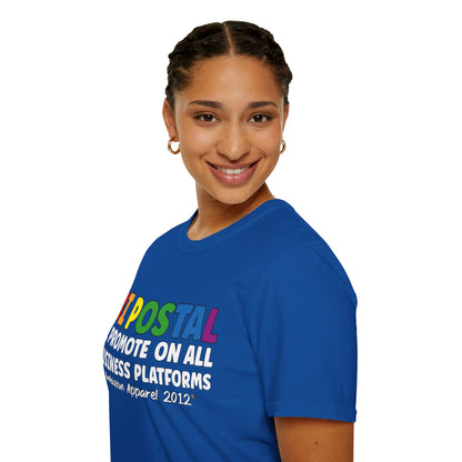 Bi Postal Unisex T-Shirt (LGBTQ)