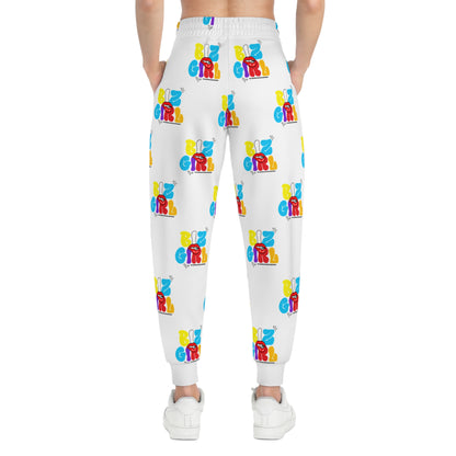 Unisex Ambizion Biz Girl Joggers — White
