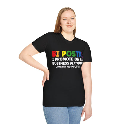 Bi Postal Unisex T-Shirt (LGBTQ)