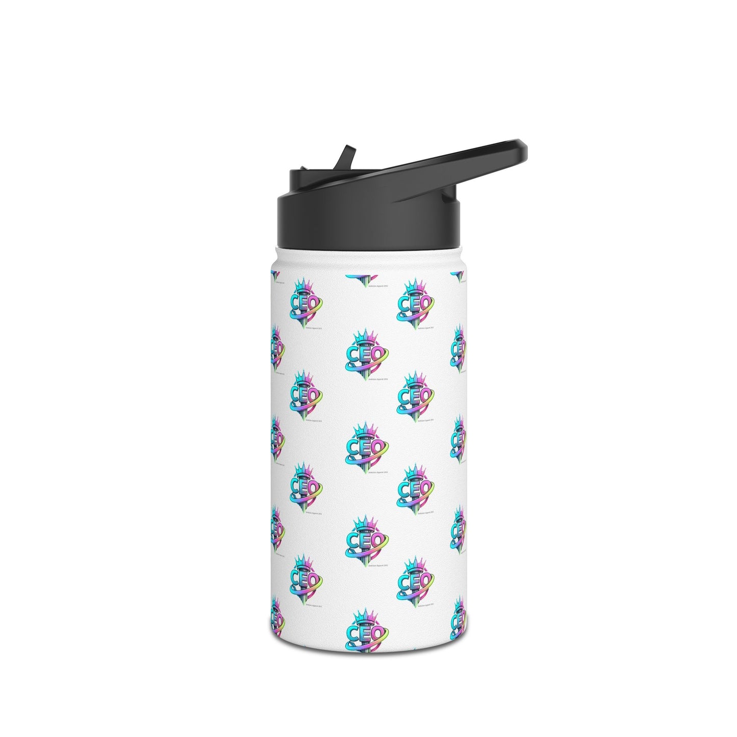 CEO  Stainless Water Bottle — White