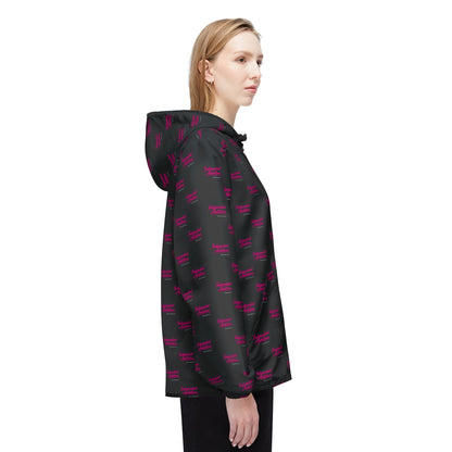 Independent Ambitious repeat logo Windbreaker Jacket | all-over print Black
