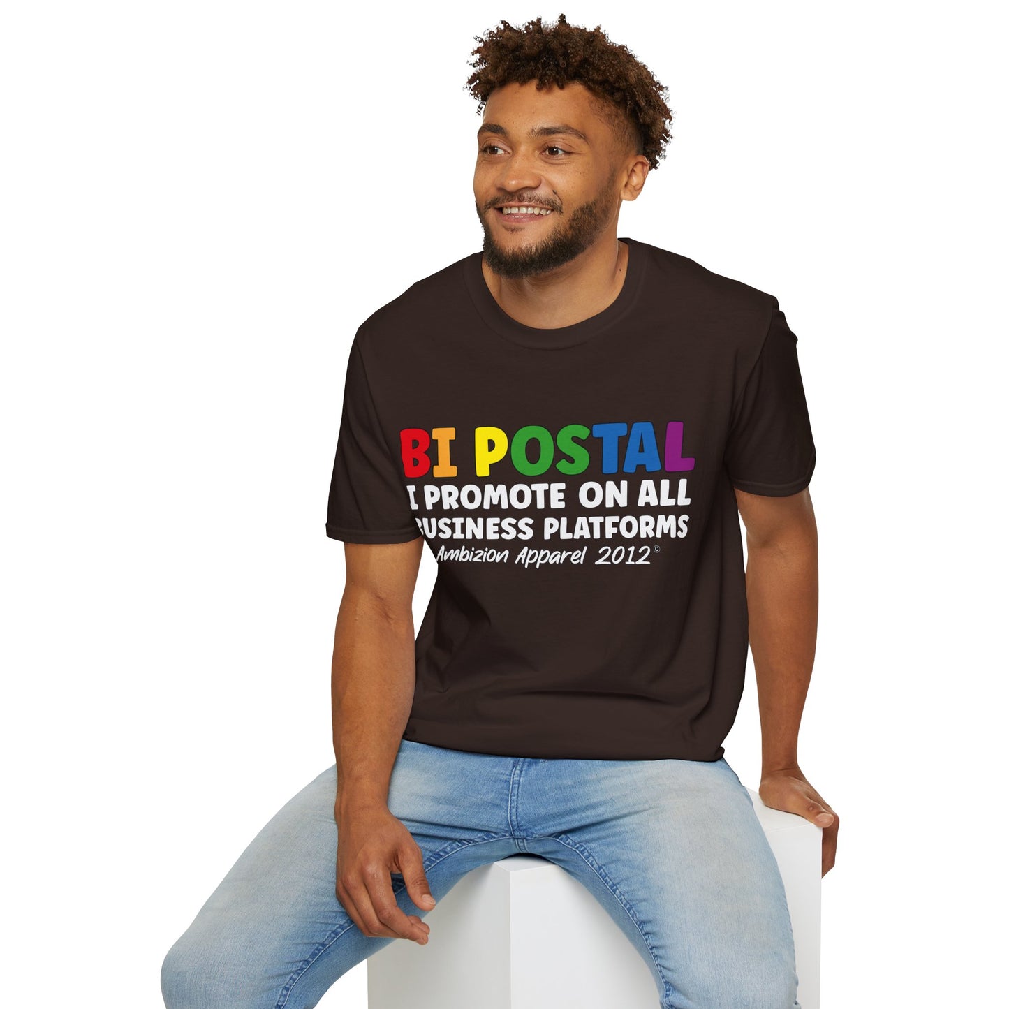 Bi Postal Unisex T-Shirt (LGBTQ)