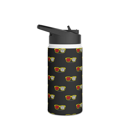 Proud Geek  Stainless Water Bottle — Black