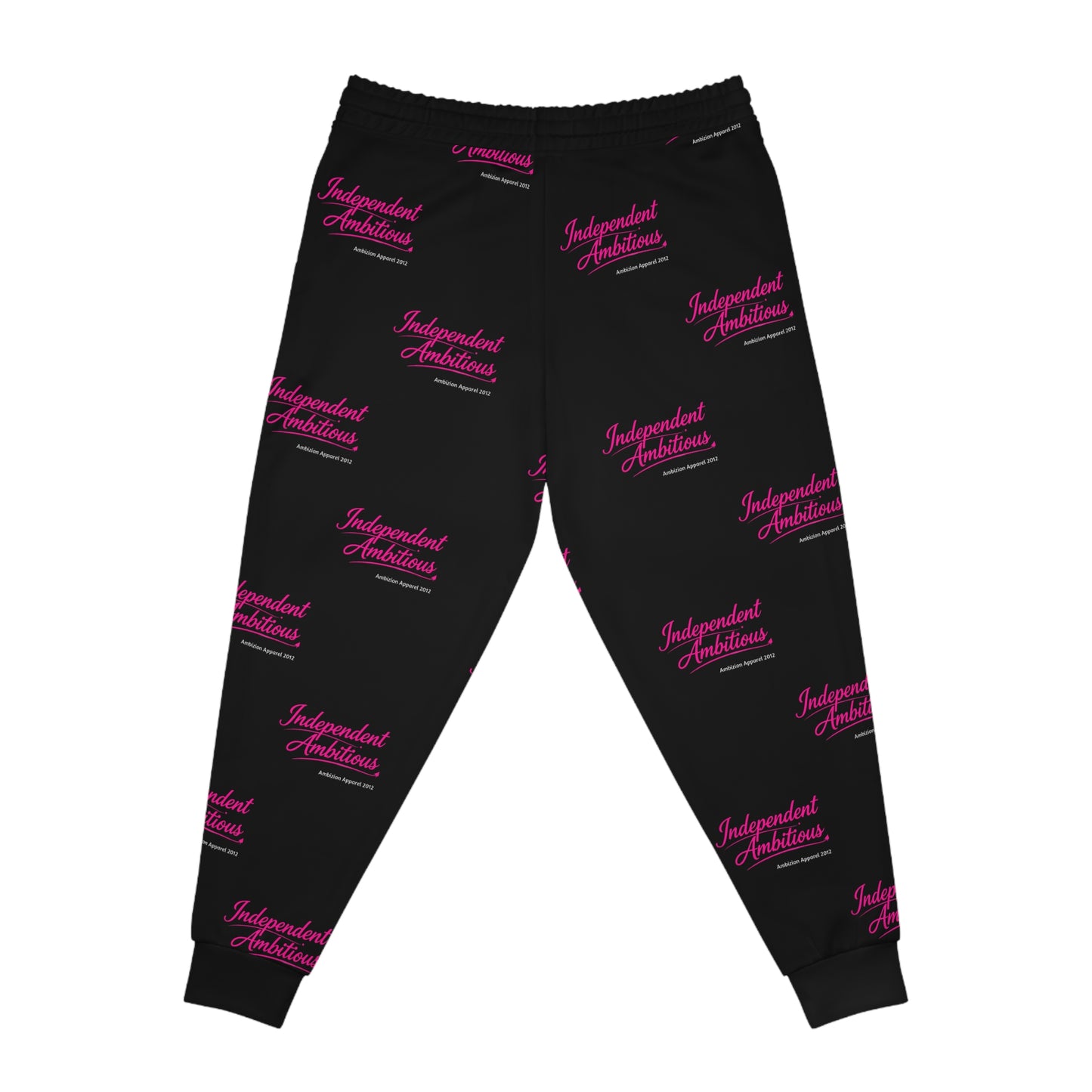 Unisex Independent Ambitious Joggers — Black