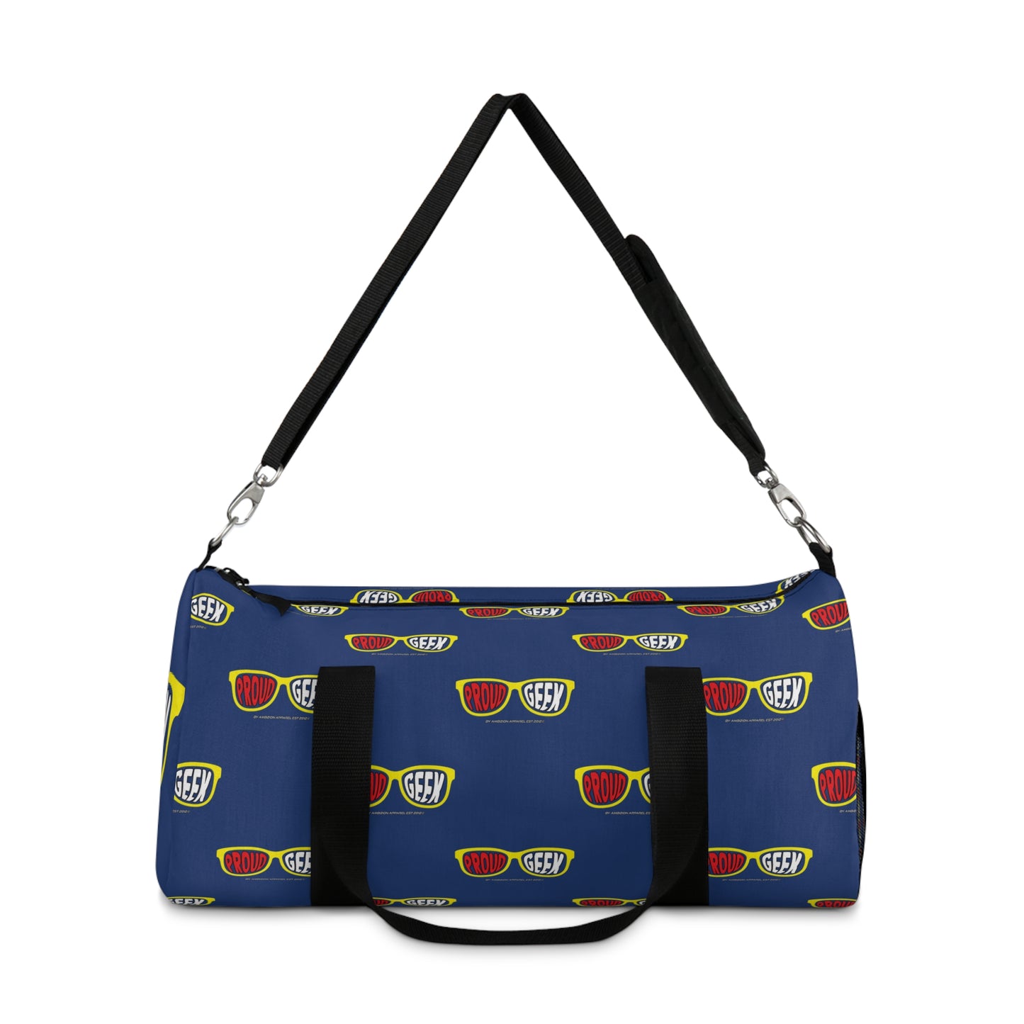 Proud Geek Blue Duffel Bag — Bold Travel & Gym Tote