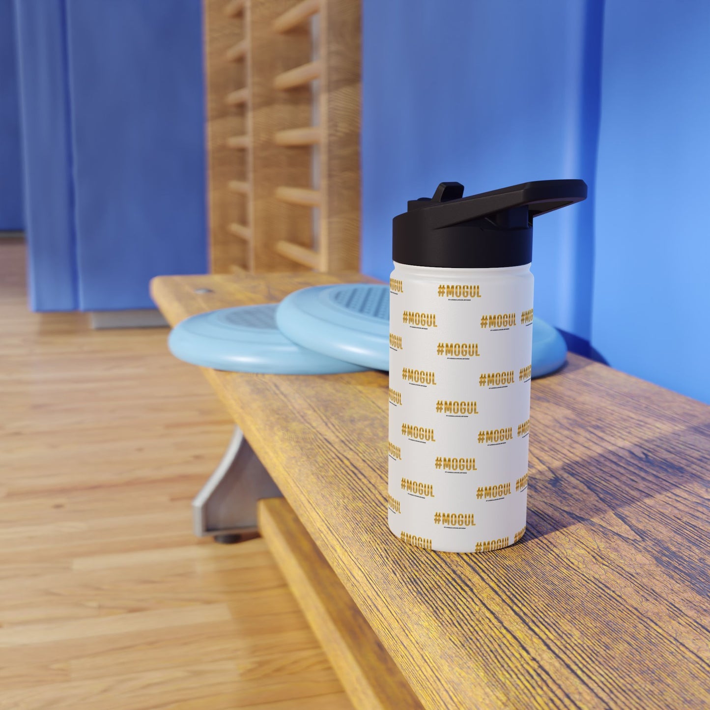 #Mogul Stainless Water Bottle — White