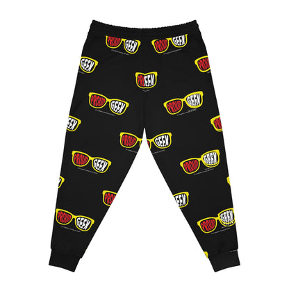 Unisex Proud Geek Joggers — Black