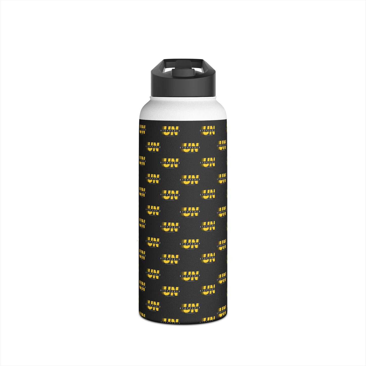 UNStoppable  Stainless Water Bottle — Black