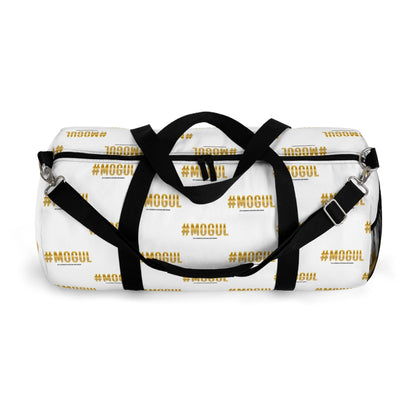 #Mogul White/Black Duffel Bag