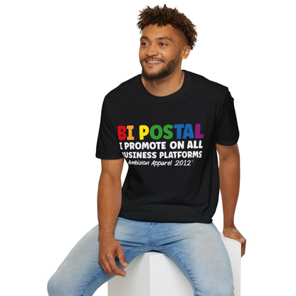 Bi Postal Unisex T-Shirt (LGBTQ)