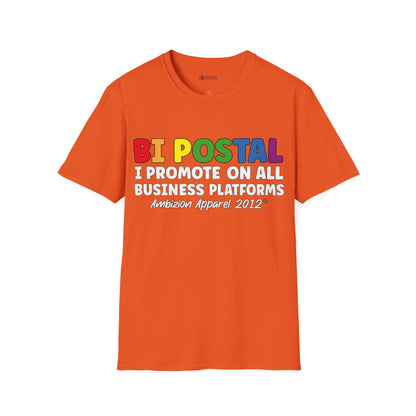 Bi Postal Unisex T-Shirt (LGBTQ)