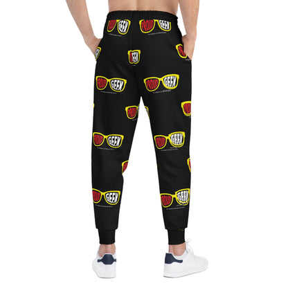Unisex Proud Geek Joggers — Black