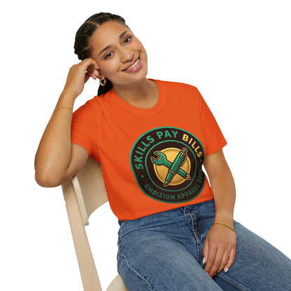 Skills Pay Bills Unisex T-Shirt