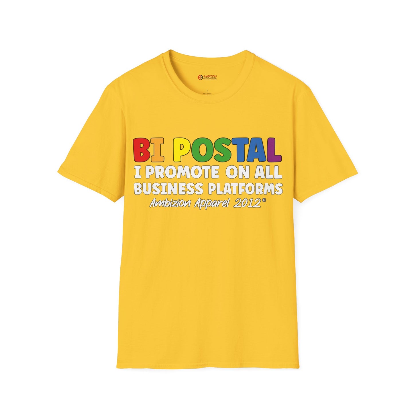 Bi Postal Unisex T-Shirt (LGBTQ)
