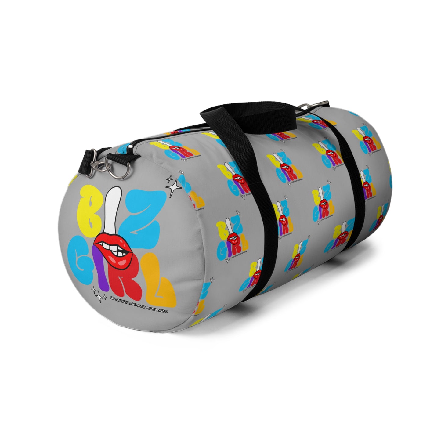 Biz Girl Grey Duffel Bag