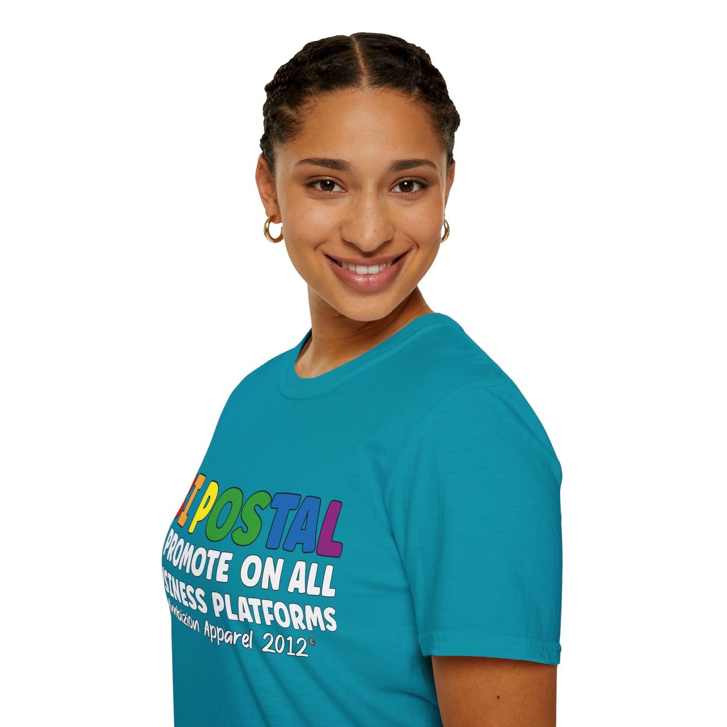 Bi Postal Unisex T-Shirt (LGBTQ)