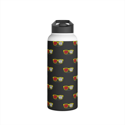 Proud Geek  Stainless Water Bottle — Black